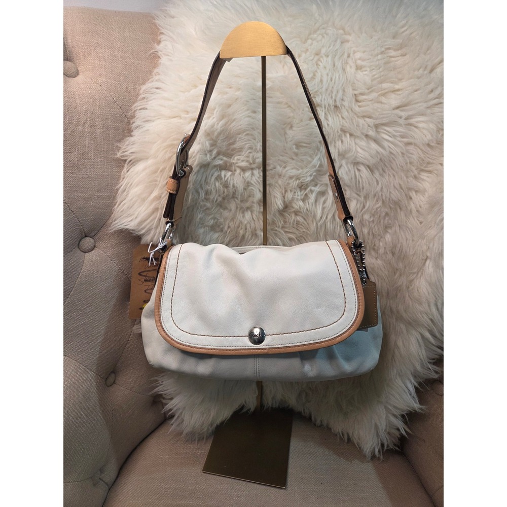 C185 Coach Soho pleated shoulder